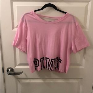 Pink crop top